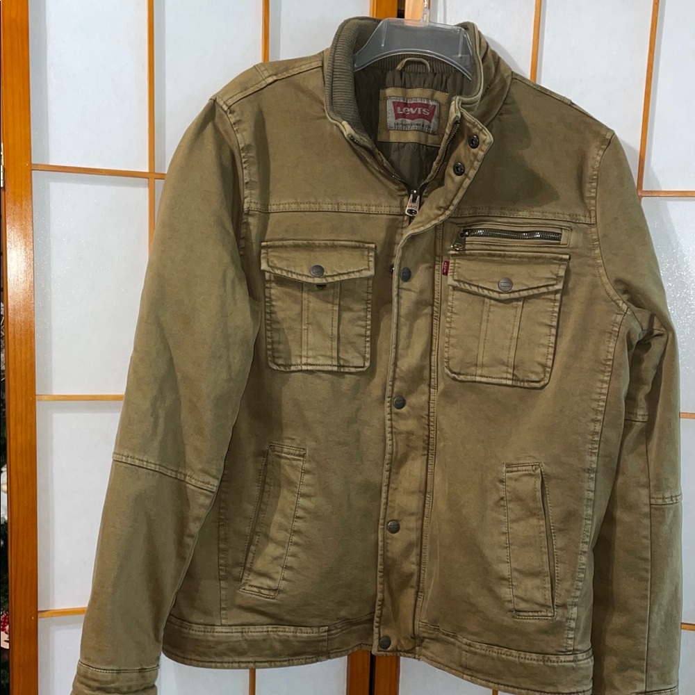 Levi's tan/olive field jacket, Men’s size M